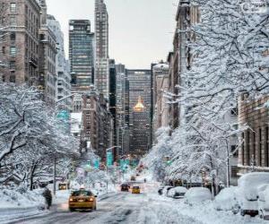 Puzzle Χειμώνας στη Νέα Υόρκη
